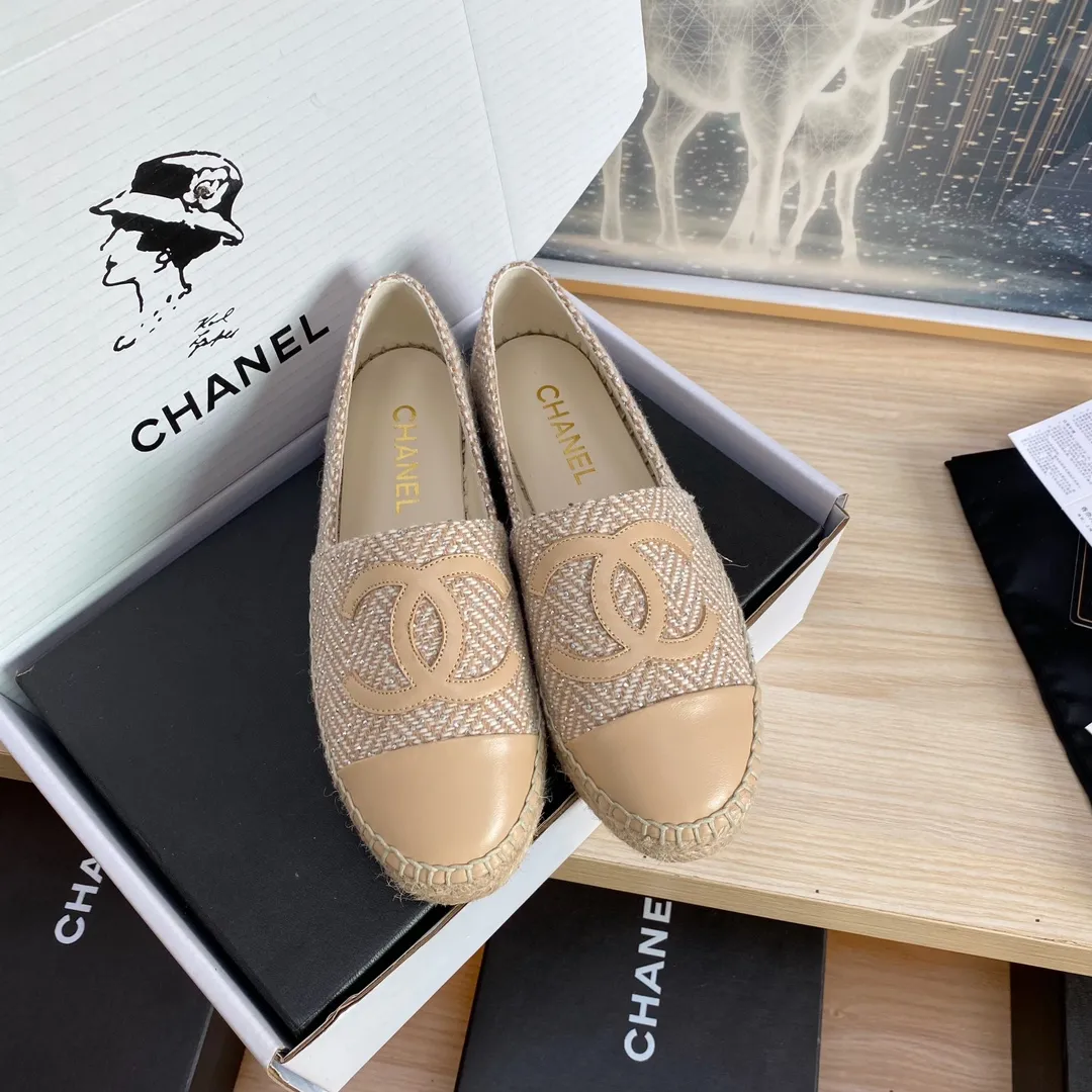 👟👟Ex-factory price 420👟👟 🌈🌈Chanel Chanel✈️2023s spring and summer new fisherman shoes😍😍Taikoo Hui purchased three pairs of original versions for development🐂🐂🤩Original versions are shipped one to one❗️❗️Code number: 34-42 (34 41 42 customized)